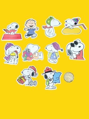 3/$20 Snoopy 10pcs Brand New Waterproof Stickers